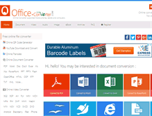 Tablet Screenshot of office-converter.com
